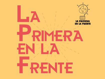 Participa en la primera en la frente