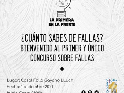 Participa en La Primera en la Frente 2021
