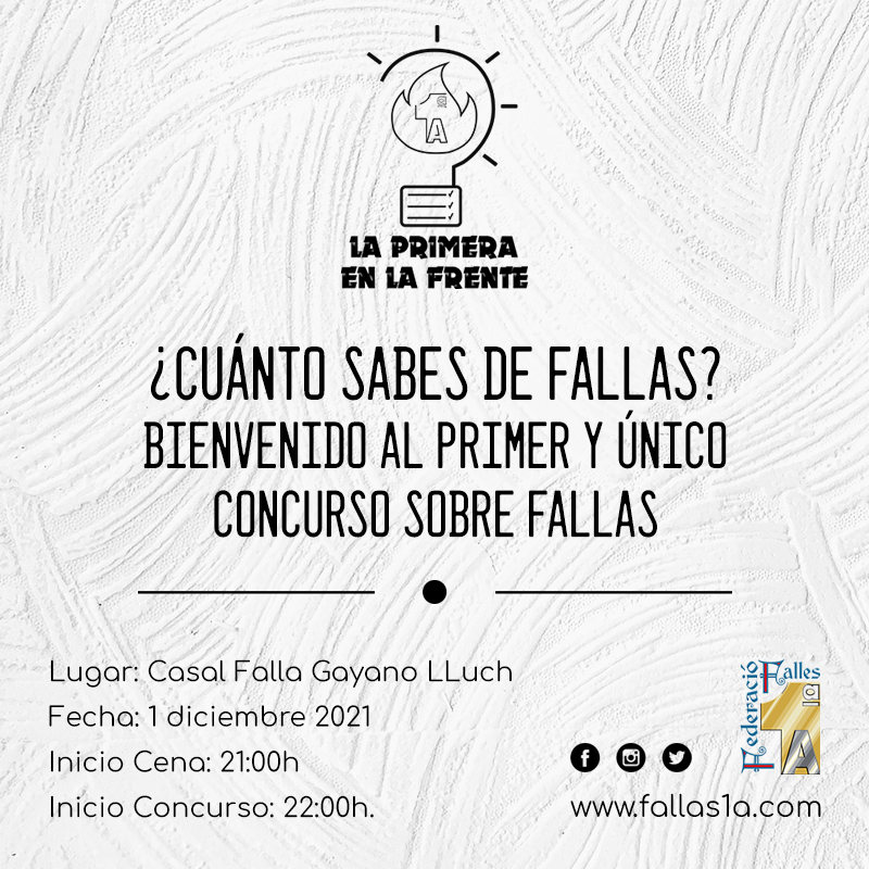 Participa en La Primera en la Frente 2021