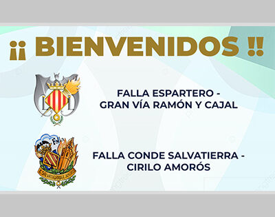 Conde Salvaterra-Cirilo Amorós y Espartero-G.Vía Ramón y Cajal, se incorporan a la Federación de Fallas de 1ªA
